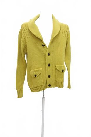 Pánský svetr Genesis, barva žlutá, velikost L