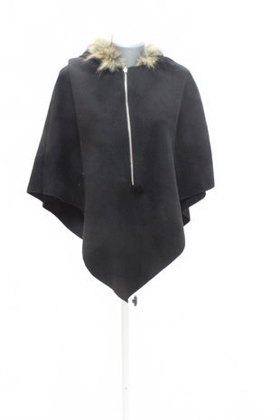 Dámsky kabát Madona, farba čierna, veľkosť M