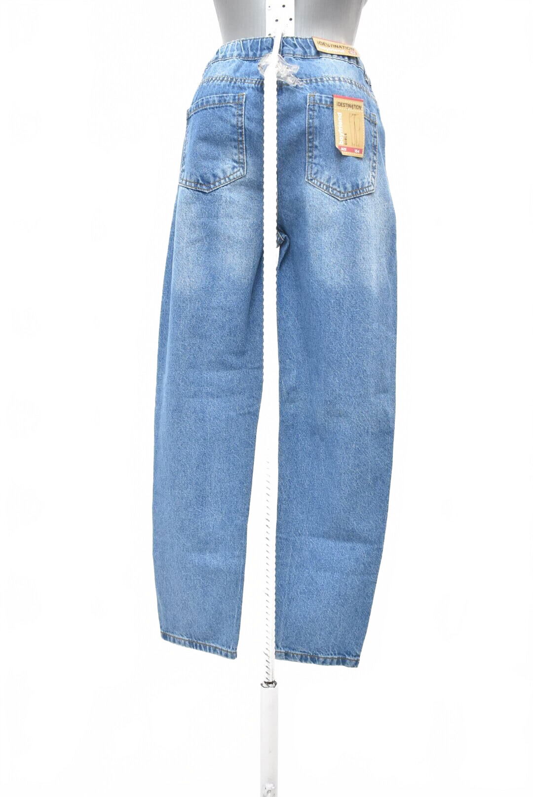 Dievčenské nohavice Girls Destination, farba denim, veľkosť 164