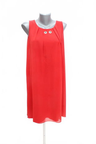 Dámske šaty New Collection, farba červená, veľkosť L