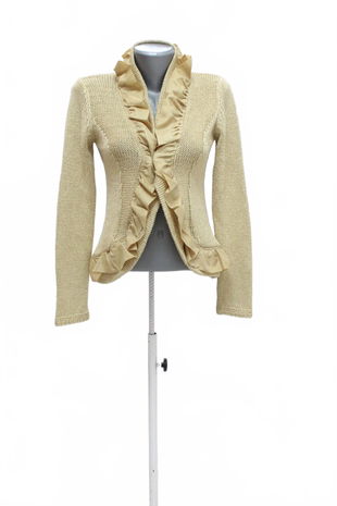 Dámsky sveter Biba, farba žltá, veľkosť S