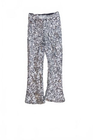 Dievčenské nohavice Genesis, farba strieborná, veľkosť 8-9 r