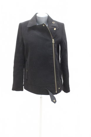 Dámska zimná bunda H&M, farba čierna, veľkosť 38