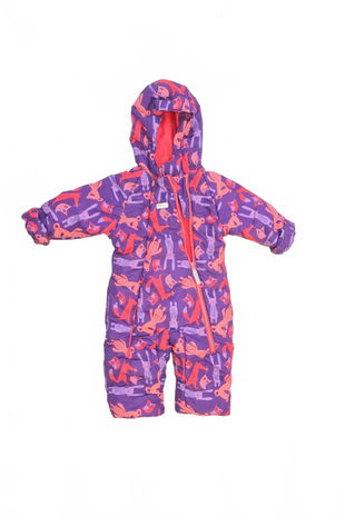 Dievčenská zimná kombinéza Genesis, farba vzorovaná, veľkosť 68