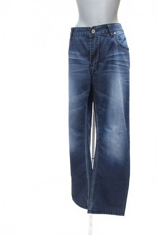 Pánské kalhoty Genesis, barva denim, velikost 2XL
