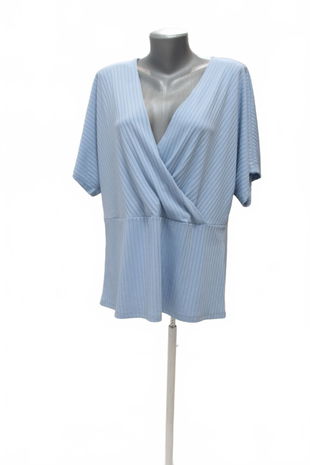 Dámská halenka Shein, barva modrá, velikost 3XL