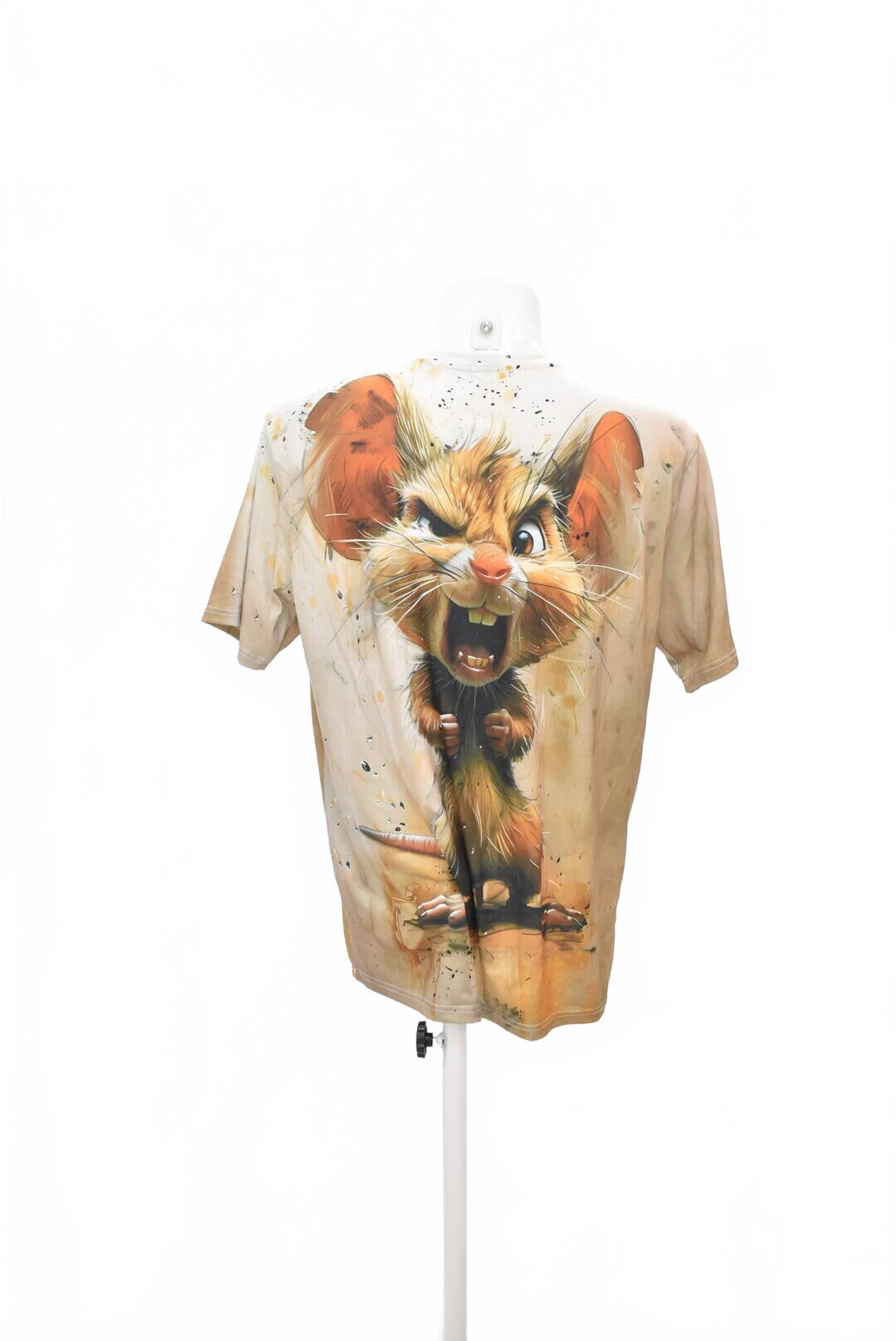 Pánské tričko Genesis bez potisku, barva zvířecí vzory, velikost L