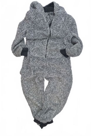 Dievčenská zimná kombinéza Next, farba sivá, veľkosť 11-12 r