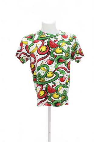 Pánské tričko Cropp bez potisku, barva vzorovaná, velikost M