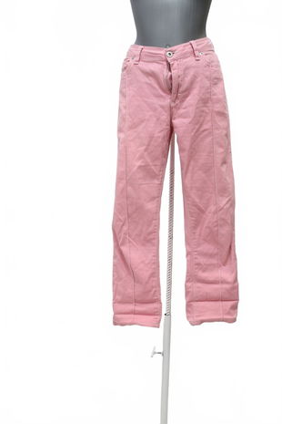 Dámske nohavice Tommy Hilfiger, farba ružová, veľkosť 36