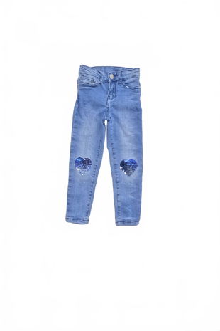 Dievčenské nohavice Genesis, farba denim, veľkosť 110