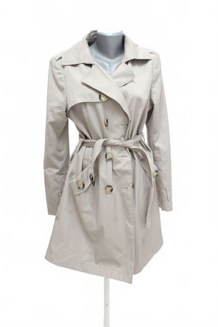 Dámský kabát Camaieu, barva šedá, velikost 46