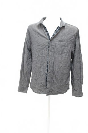 Pánská košile Smog, barva šedá, velikost L