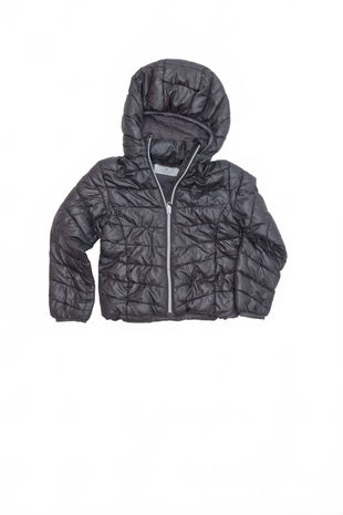 Dievčenská bunda H&M, farba čierna, veľkosť 110