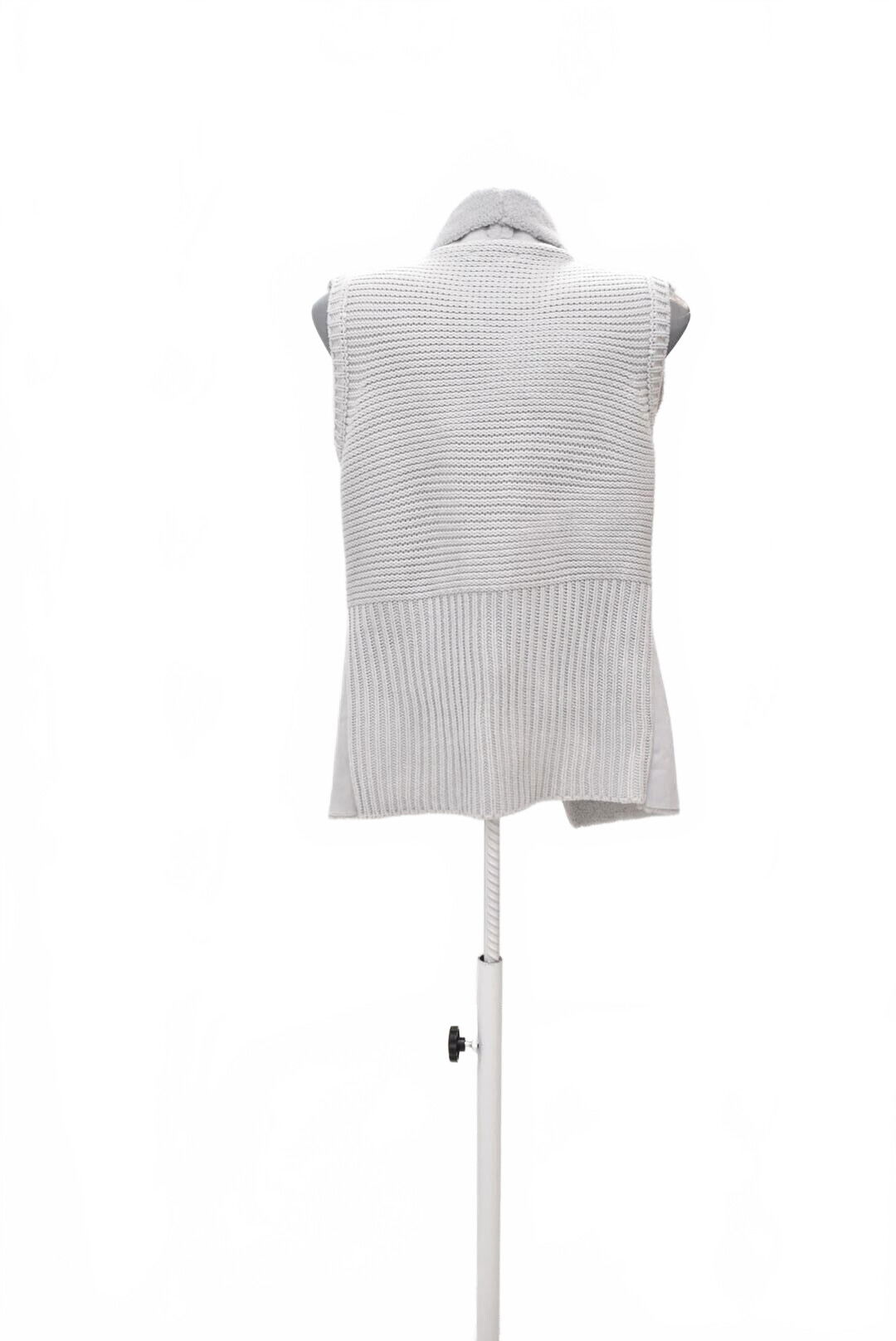 Dámska vesta Fisherfield, farba sivá, veľkosť 36