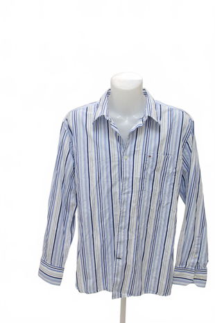 Pánská košile Tommy Hilfiger, barva pruhovaná, velikost XL