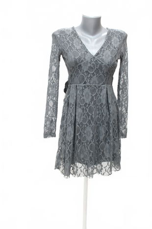 Dámske šaty Terranova, farba sivá, veľkosť XS
