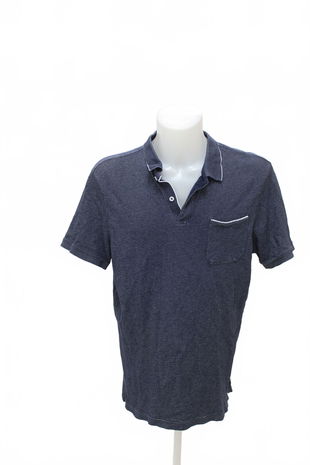 Pánské tričko Brax bez potisku, barva modrá, velikost XL