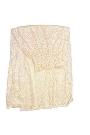 Záclona, barva béžová