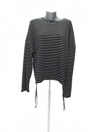 Dámské tričko Janina bez potisku, barva pruhovaná, velikost XL