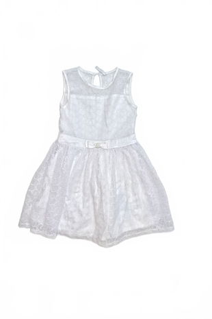 Dievčenské šaty Coccodrillo (Cdrl), farba biela, veľkosť 128