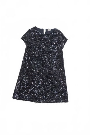 Dievčenské šaty Zara, farba čierna, veľkosť 8-9 r