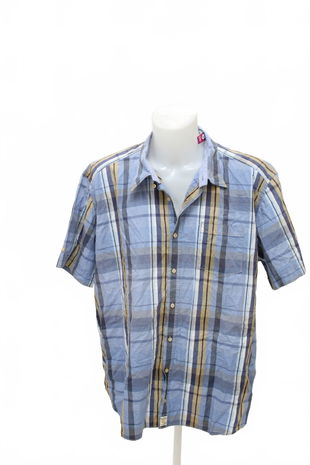 Pánská košile s krátkým rukávem Pierre Cardin, barva vzorovaná, velikost L