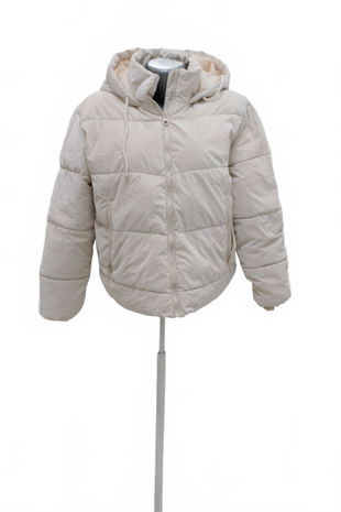 Dámska zimná bunda Sinsay, farba béžová, veľkosť 34