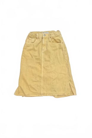 Dievčenská sukňa Zara, farba žltá, veľkosť 11-12 r