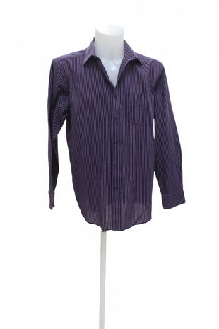 Pánská košile F&F, barva pruhovaná, velikost 39