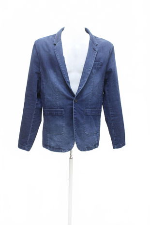 Pánské sako Smog, barva denim, velikost L