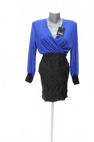 Dámske šaty New Collection, farba viacfarebná, veľkosť S