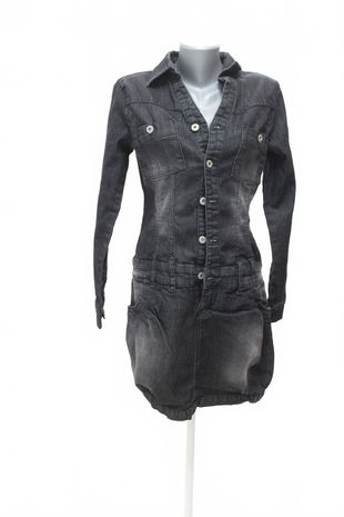 Dámske šaty Rainbow, farba denim, veľkosť 38