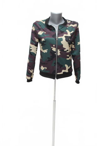 Dámská mikina Genesis bez potisku, barva vzorovaná, velikost M