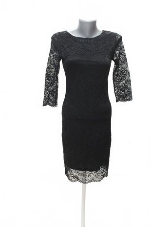Dámske šaty Gate, farba čierna, veľkosť S