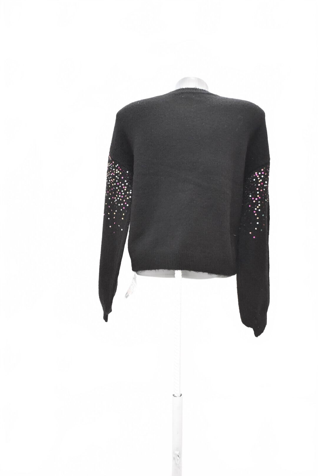 Dievčenský sveter F&F, farba čierna, veľkosť 12-13 r