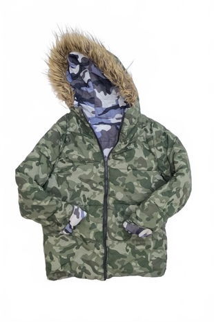 Chlapecká zimní bunda Genesis, barva vzorovaná, velikost 11-12 r