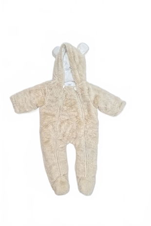 Dievčenská zimná kombinéza Sinsay, farba béžová, veľkosť 56