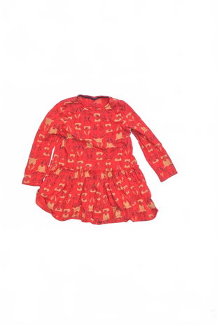 Dievčenské šaty F&F, farba vzorovaná, veľkosť 4-5 r