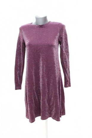 Dámske šaty F&F, farba fialová, veľkosť 34