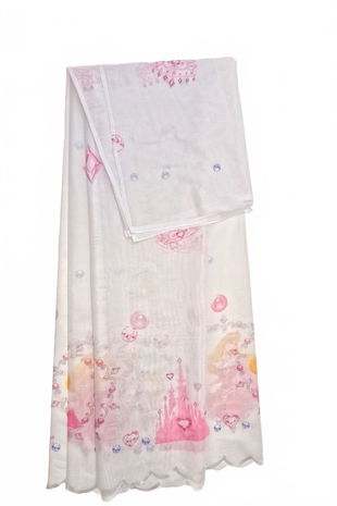 Záclona, barva vzorovaná