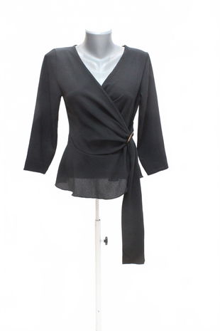 Dámska blúzka Boohoo, farba čierna, veľkosť 38