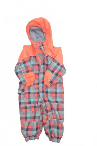 Dievčenská zimná kombinéza Alpine Pro, farba vzorovaná, veľkosť 92