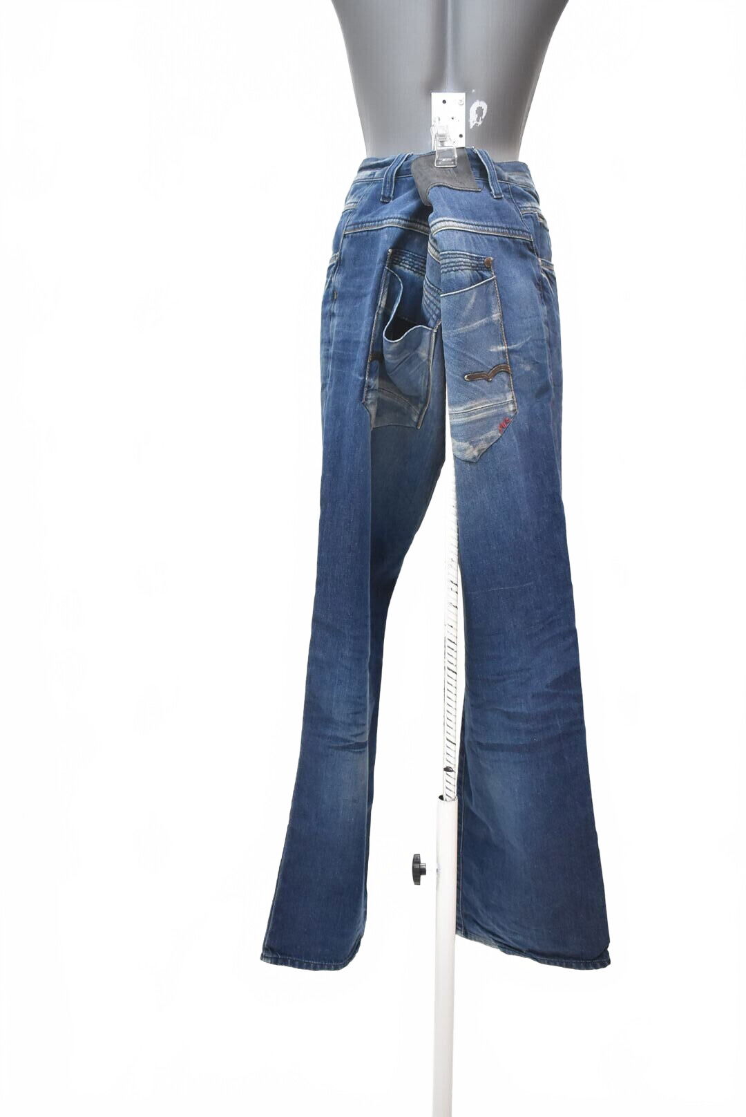 Pánské kalhoty Retro, barva denim, velikost 2XL