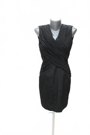 Dámske šaty Sisley, farba čierna, veľkosť S