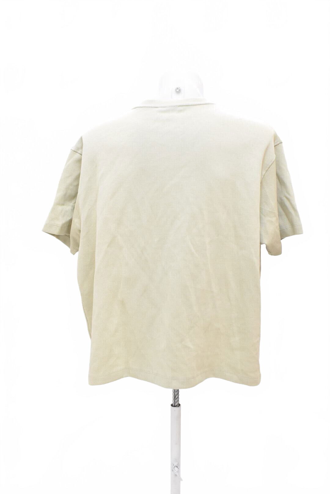 Pánské tričko Zara bez potisku, barva béžová, velikost L