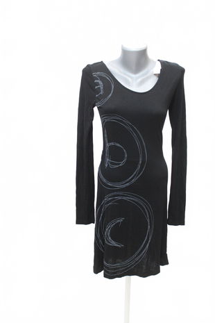 Dámske šaty Desigual, farba čierna, veľkosť XS
