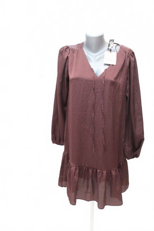 Dámske šaty Naf Naf, farba hnedá, veľkosť 38