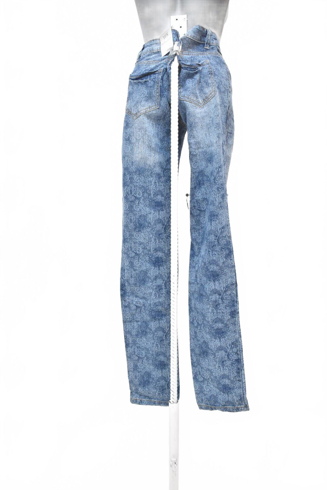 Dievčenské nohavice Y.f.k, farba denim, veľkosť 170