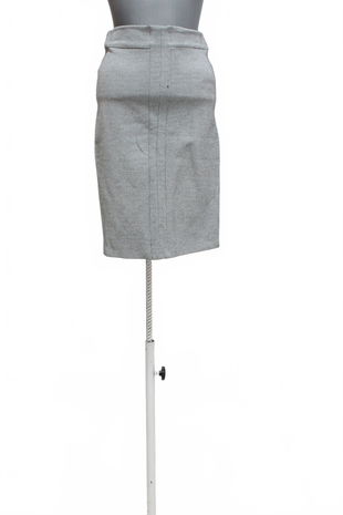 Dámska sukňa Stradivarius, farba sivá, veľkosť S